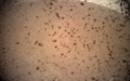 The first image taken by NASA's InSight lander on the surface of Mars after its landing. Photo  by Xinhua/NASA/JPL-CALTECH.