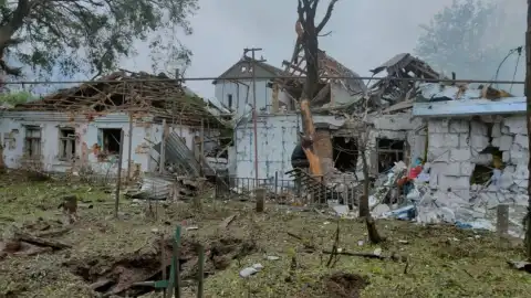 Последствия обстрела Николаевской области. Фото: Суспільне