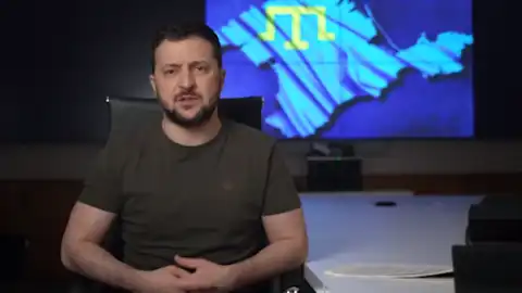 Владимир Зеленский. Скриншот видеообращения.