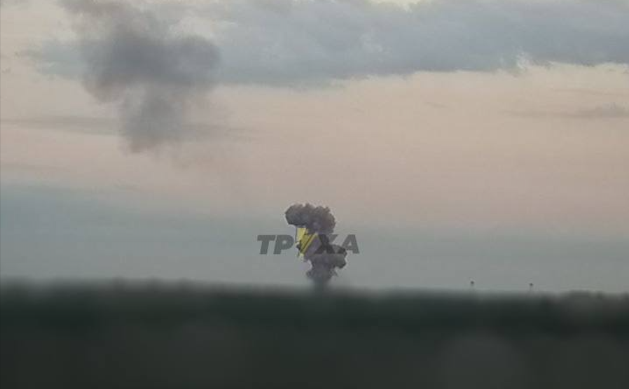 Попадание ракеты по Кривому Рогу. Фото: Telegram / ТРУХА