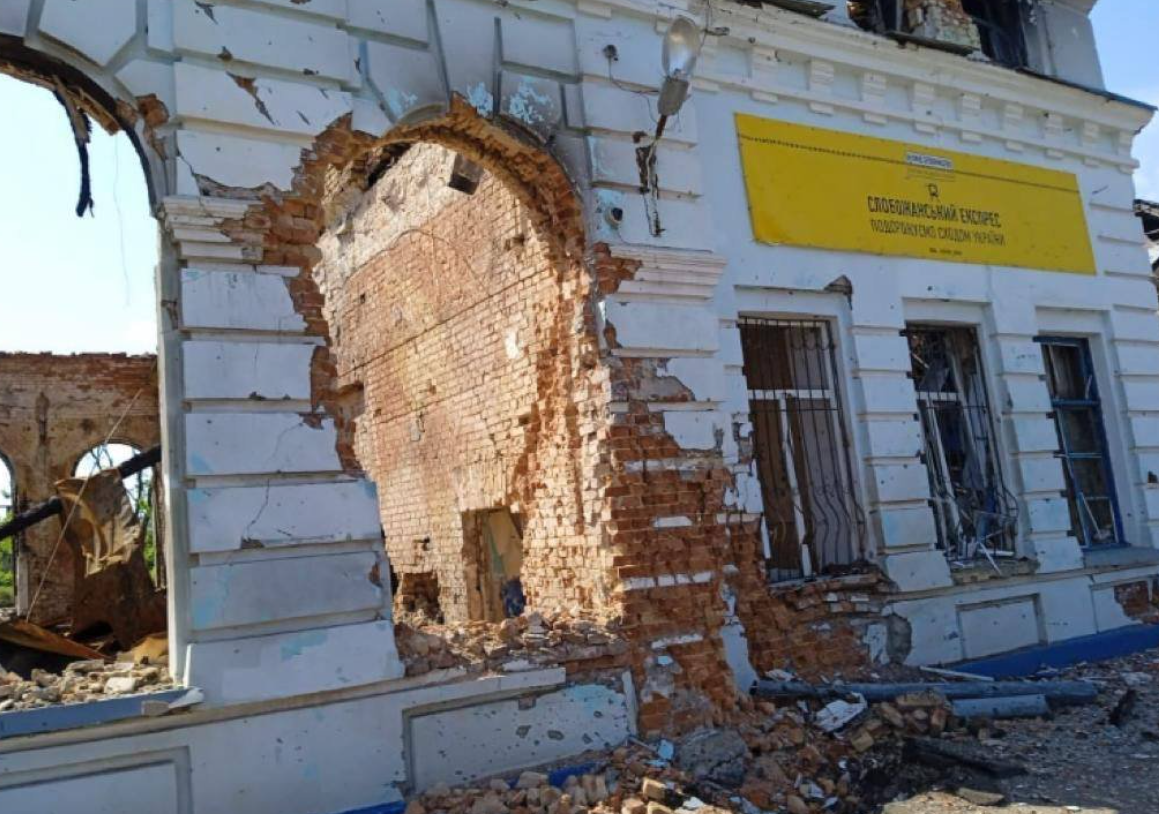 Последствия атаки оккупантов на Попасную. Фото: 