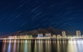 The star trails over Lhasa, southwest China's Tibet Autonomous Region. Photo by Xinhua/Zhou Dixiao.