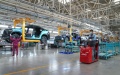 Technicians work on a vehicle production line at the NIO manufacturing base in Hefei, east China's Anhui Province. Photo by Xinhua/Du Yu.