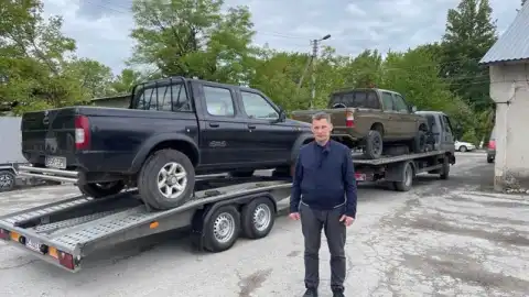 "Украинская команда" передала защитникам на передовую автомобили и снаряжение, - Палатный