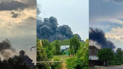 В Новой Каховке прогремели взрывы, сообщается о подрыве склада боеприпасов