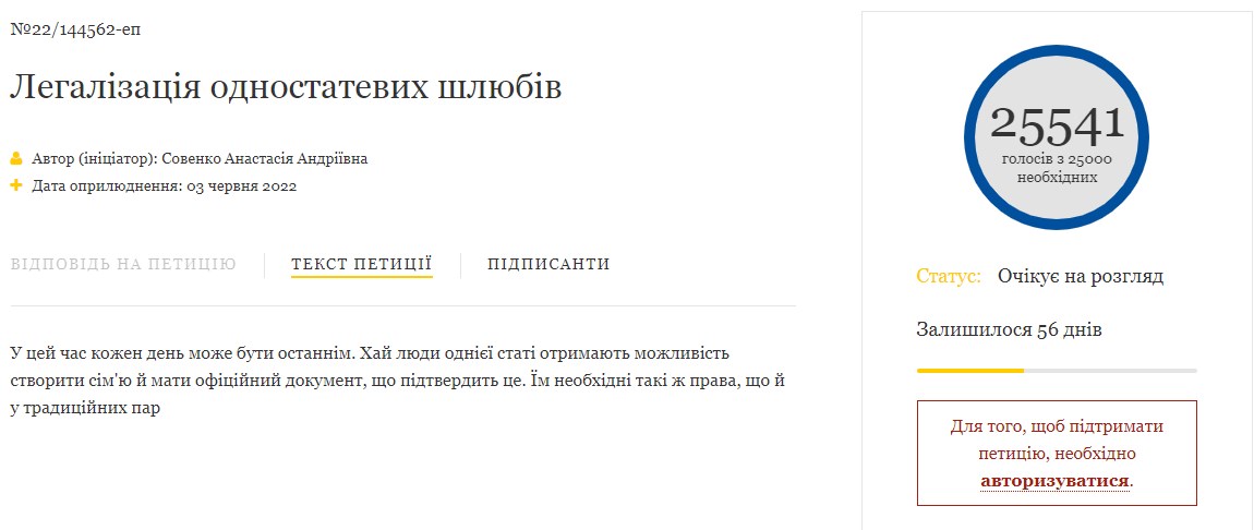 Петиция. Фото: petition.president.gov.u