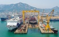 Aview of the Huanghai Shipbuilding Co., Ltd., in Rongcheng, east China's Shandong Province. Photo by Xinhua/Zhu Zheng.

