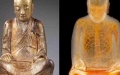 Statue of mummified Buddha. Photo by Xinhua.