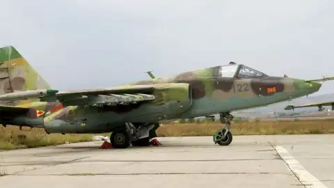 Штурмовик Су-25 Воздушных сил Северной Македонии. Фото из открытых источников