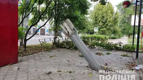 Последствия обстрелов в Донецкой области Фото: Telegram/МВД Украины