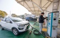 China sees number of EV charging piles climb. Photo by Xinhua.