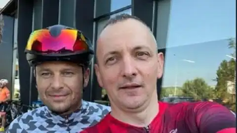 Сергей Марченко вместе с Юрием Голиком. 
Скриншот из соцсетей
