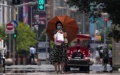 China experiencing record temperature intensity. Photo by Xinhua.