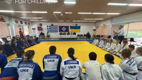 Independence Day celebration was organized for child athletes from the affected regions of Ukraine