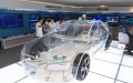 People learning about the application technology of deterministic network in unmanned driving at an exhibition during the fifth Future Network Development Conference held in Nanjing, capital of east China's Jiangsu Province. Photo by Xinhua/Ji Chunpeng.