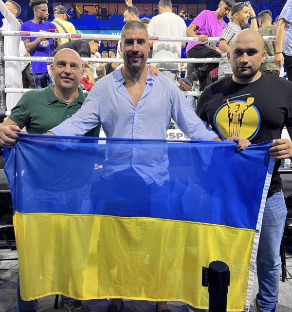 Президент Федерации бокса Украины Кирилл Шевченко (слева), вице-президент Александр Манчак (в центре), советник президента Федерации Геннадий Николайчук (справа)