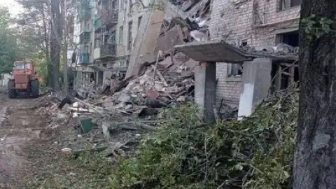 Разрушенный дом в Бахмуте. Фото: Facebook