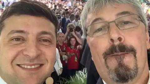 Владимир Зеленский и Александр Ткаченко. Фото из открытых источников