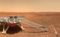 The landing platform of China's first Mars rover Zhurong. Photo by CNSA/Xinhua.