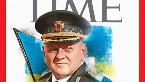 Валерий Залужный на обложке TIME. Иллюстрация из открытых источников
