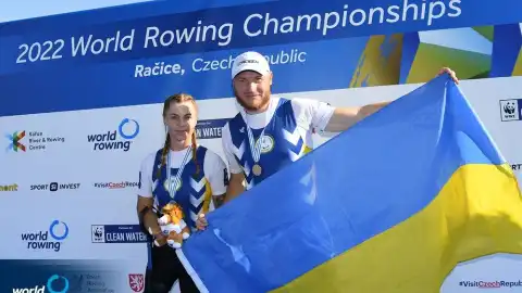 Спортсмены сборной Украины по академической гребле. Фото: worldrowing.com