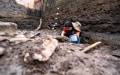 An archaeologist works at the Hebosuo relics site in southwest China's Yunnan Province. Photo by Xinhua/Jiang Wenyao.