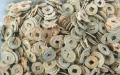 2,000-year-old bronze coins unearthed in China's Xi'an. Photo by Xinhua. 