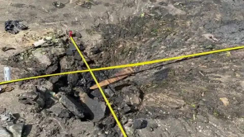 Последствия обстрела дронами-камикадзе. Фото: Харьковская областная прокуратура