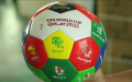A FIFA 2022 World Cup-themed ball made in Yiwu in eastern China's Zhejiang Province. Photo by Xinhua.