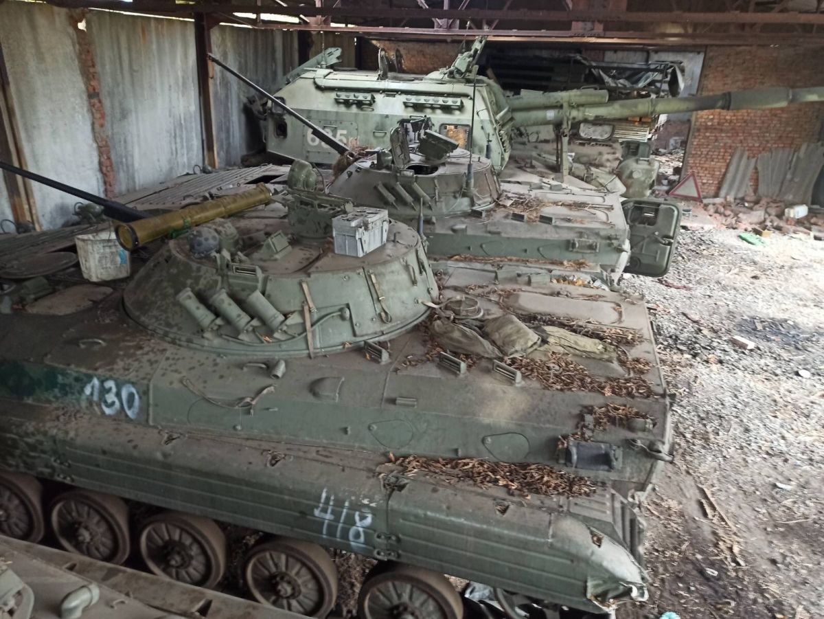 Російські війська стали найбільшим постачальником військової техніки для ЗСУ. Фото: Twitter / Kriegsforscher