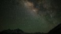 A view of the starry night sky as seen from the Mount Qomolangma base camp. Photo by Xinhua/Jiang Fan.