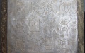 Ancient epitaph discovered in China. Photo by Xinhua.