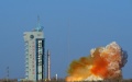 A Long March-2D carrier rocket carrying Shiyan-20 C satellite blasts off from the Jiuquan Satellite Launch Center in northwest China. Photo by Wang Jiangbo/Xinhua.