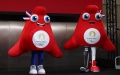 The Phryges were unveiled as the official mascots of Paris 2024 Olympic and Paralympic Games during a press conference in Saint Denis, France. Photo by Xinhua/Gao Jing.