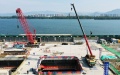 The construction site of Qinwang tunnel project in Fuyang District of Hangzhou, east China's Zhejiang Province. Photo by Xinhua/Huang Zongzhi.