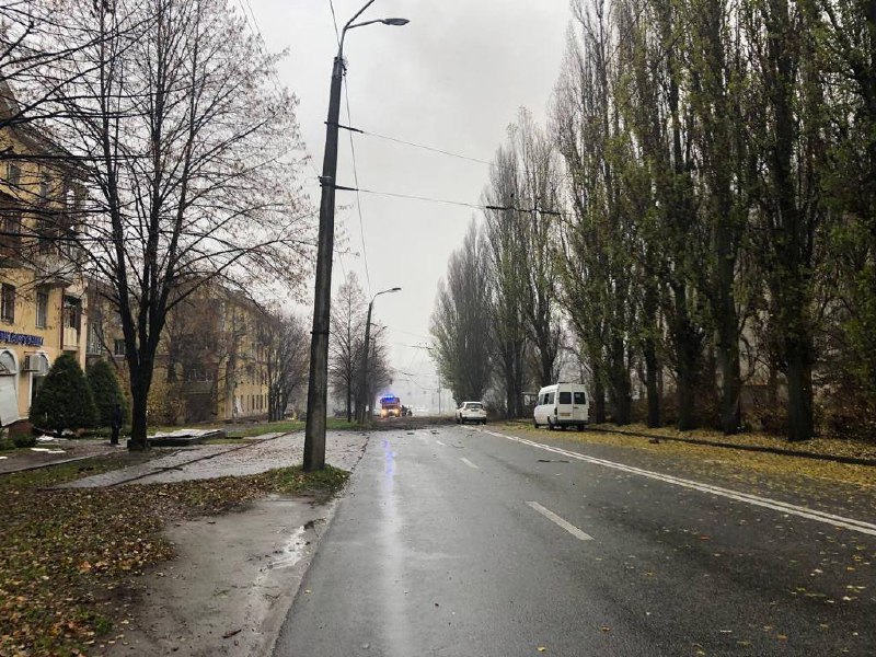 В Офісі Президента показали наслідки ранкової атаки по Дніпру. Фото: t.me/tymoshenko_kyrylo