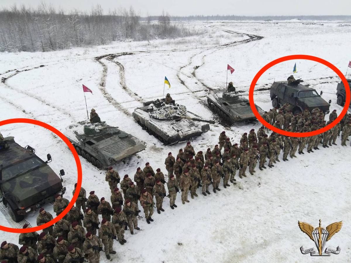Українські військові вперше показали бронетранспортери Dingo