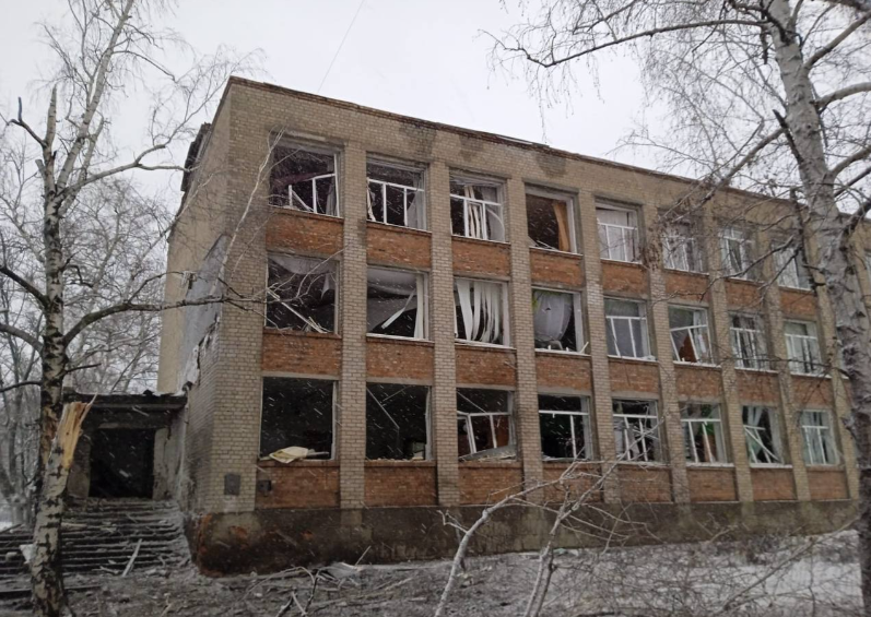 Наслідки обстрілу Куп'янська. Фото: