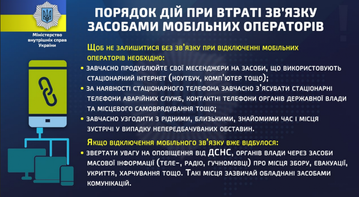 Додаткові поради. Фото: telegram/МВС України