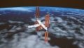 This simulated image captured at Beijing Aerospace Control Center shows China's cargo spacecraft Tianzhou-5 having conducted a fast automated rendezvous and docking with the combination of the space station Tiangong. Photo by Sun Fengxiao/Xinhua.