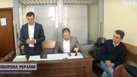 Суд обирає запобіжний захід Юрію Запісоцькому. Скріншот трансляції 1+1