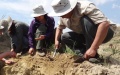 Archaeologists in China. Photo by Xinhua.