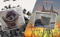 Clean energy heating systems keep homes toasty. Collage: techxplore.