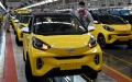 Workers are busy on the production line of new energy vehicles at a factory of Chinese automaker Chery Holding Group Co., Ltd. in Wuhu City, east China's Anhui Province. Photo by Xinhua/Zhou Mu.