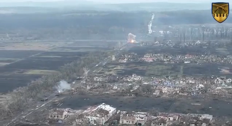 Удар по ворожій техніці. Фото: telegram/Міноборони 
