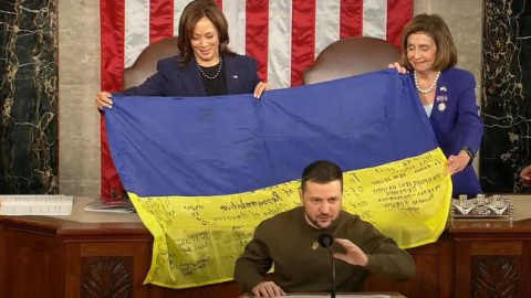 Зеленський виступив у Конгресі. Скрін відео.