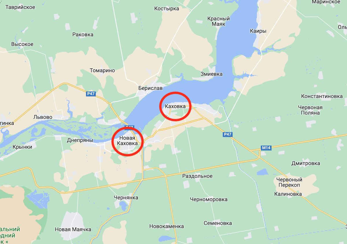 У Херсонській області окупанти готують евакуацію жителів Каховки та Нової Каховки