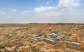 Keshen 605 well at the Tarim Oilfield in Aksu, northwest China's Xinjiang Uygur Autonomous Region. Photo by Xinhua/Shen Hong.