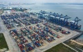A view of the Yangpu international container terminal in the Yangpu Economic Development Zone, south China's Hainan Province. Photo by Xinhua/Pu Xiaoxu.
