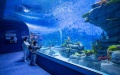 Tourists visit an aquatic organism conservation center to protect biodiversity in the Yangtze River and Poyang Lake, in Hukou County of Jiujiang City in east China's Jiangxi Province. Photo by Xinhua.